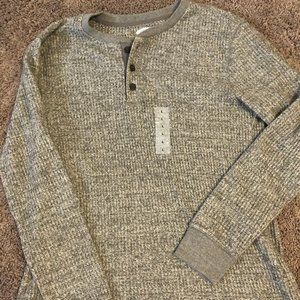 Old Navy Long sleeve henley, NWT
